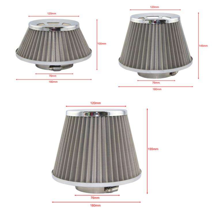 Medium Car Air Filter High Flow Mushroom-Head Engine Intake Modified Cartridge