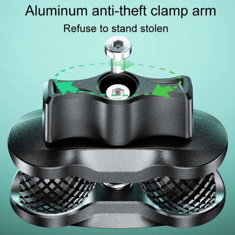 Kewig M33-A5 Outdoor Riding Shock Absorbing Anti-Theft 15W QI Wireless Charger Cell Phone Mountin...