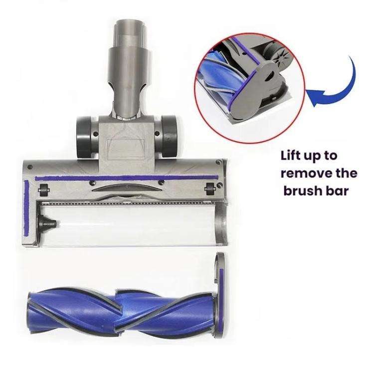 For Dyson V7 / V8 / V10 / V11 / V15 Vacuum Cleaner Direct Drive Anti-entanglement Brush Head with...