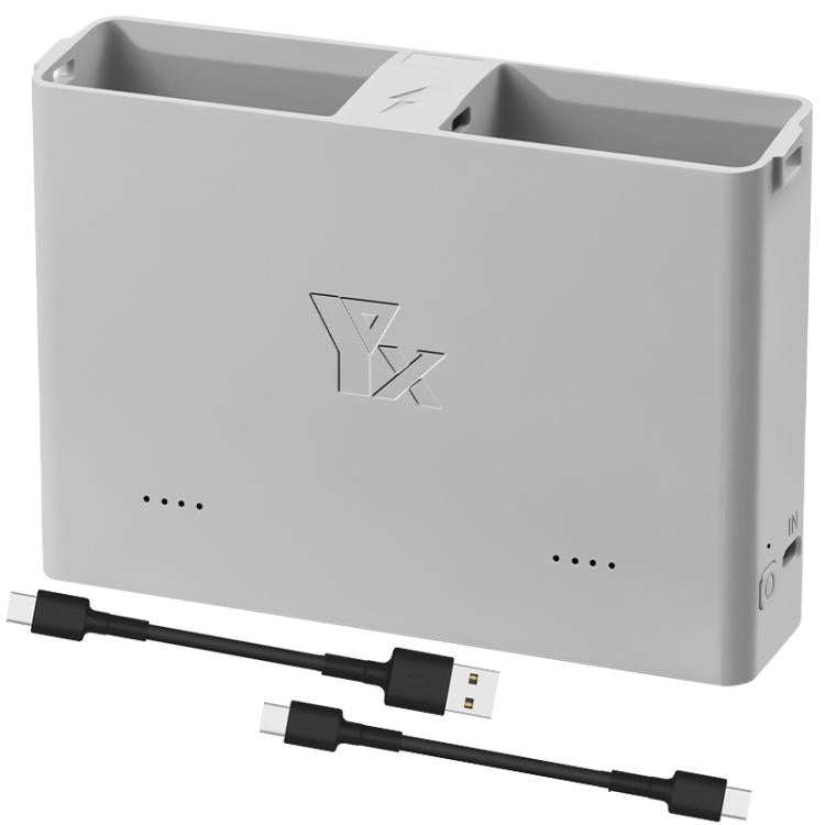 For DJI Mini 4 Pro / Mini 3 Pro / Mini 3 YX  Two-Way Charger Battery Manager(Silver)