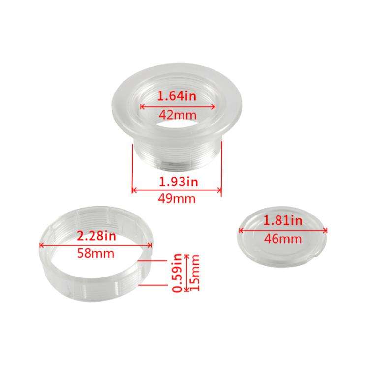 1.63 Inch RV Sunshade Eyelet Plug Cap(Transparent)