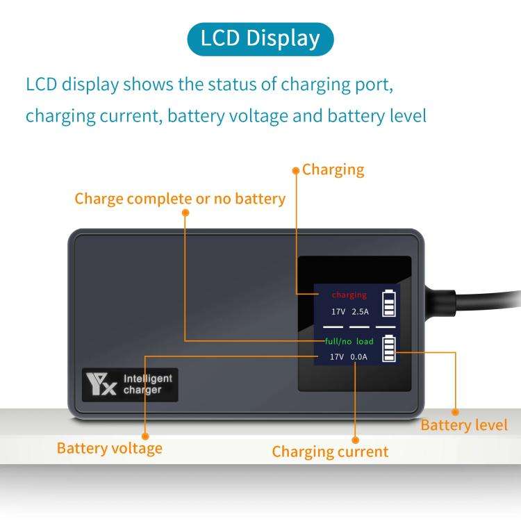 For DJI Air 3S /Air 3 YX Digital Display Car Charger Charge 2 Batteries At the Same Time(Black)