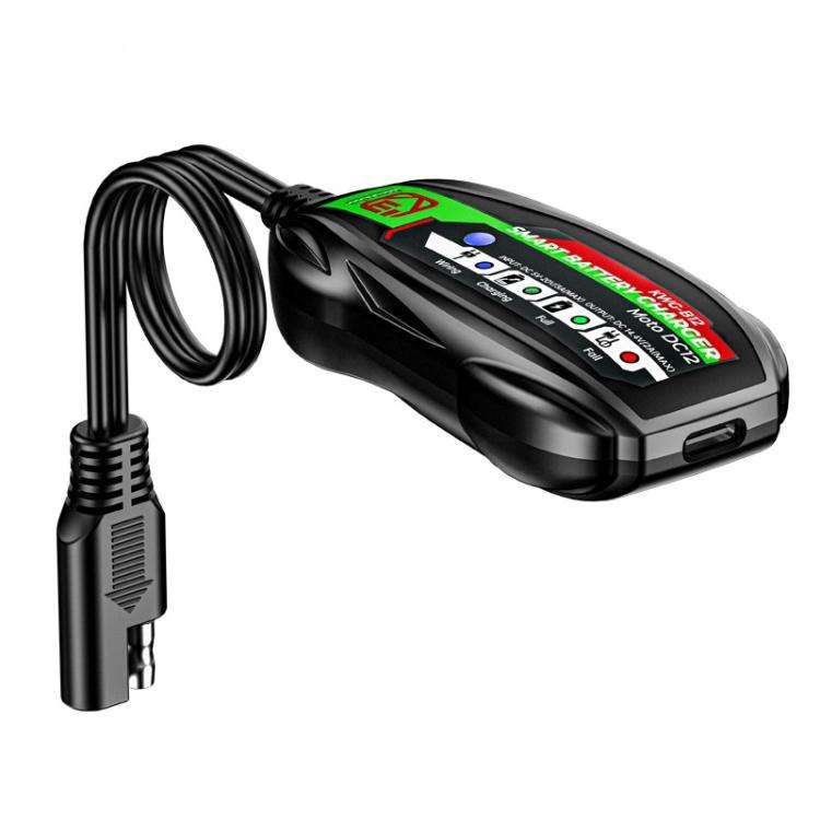 Kewig B12 Motorcycle Lead-Acid Battery Modified Charger(Black)
