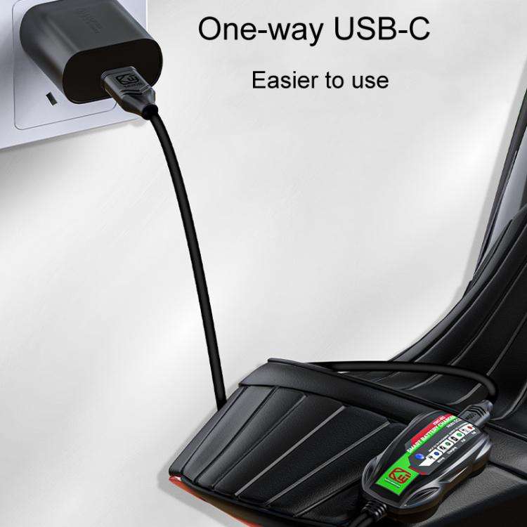 Kewig B12 Motorcycle Lead-Acid Battery Modified Charger(Black)