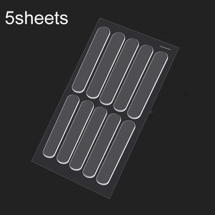 5sheets /Pack Transparent Invisible Anti-Collision Strip Self-Adhesive Pads For Cabinets Desk Cor...