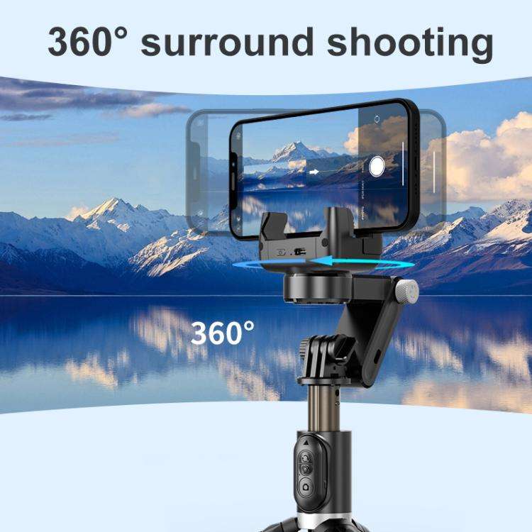 TokQi Q18 Desktop Wireless Remote Control Handheld Gimbal Stabilizer Fill Light Selfie Stick Trip...