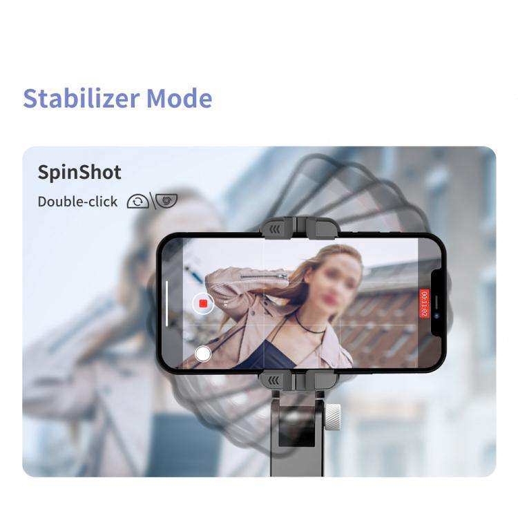 TokQi Q18 Desktop Wireless Remote Control Handheld Gimbal Stabilizer Fill Light Selfie Stick Trip...