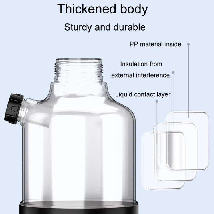 2L Handheld Home Car Wash Foam Sprayer High Pressure Side Opening PA Bottle