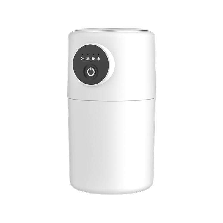 USB Intelligent Home Large Capacity Humidifier With Night Light Small Air Purifier, Color: White