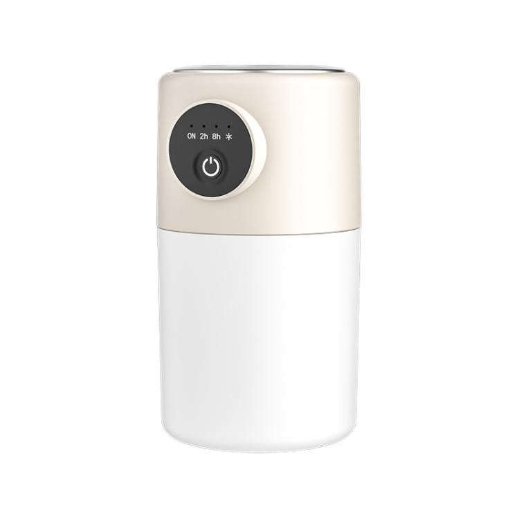USB Intelligent Home Large Capacity Humidifier With Night Light Small Air Purifier, Color: Beige