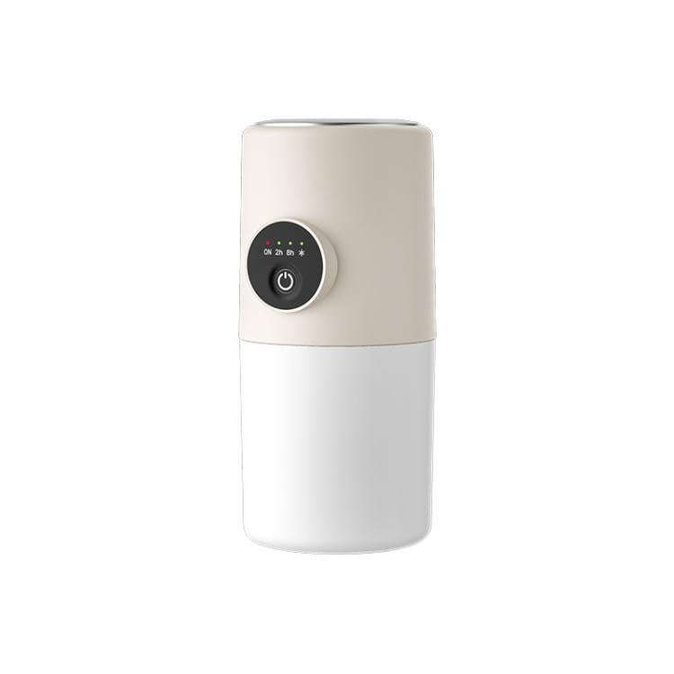 Desktop Dual Port Humidifier Portable Mini Air Purifier With Nightlight, Color: Beige