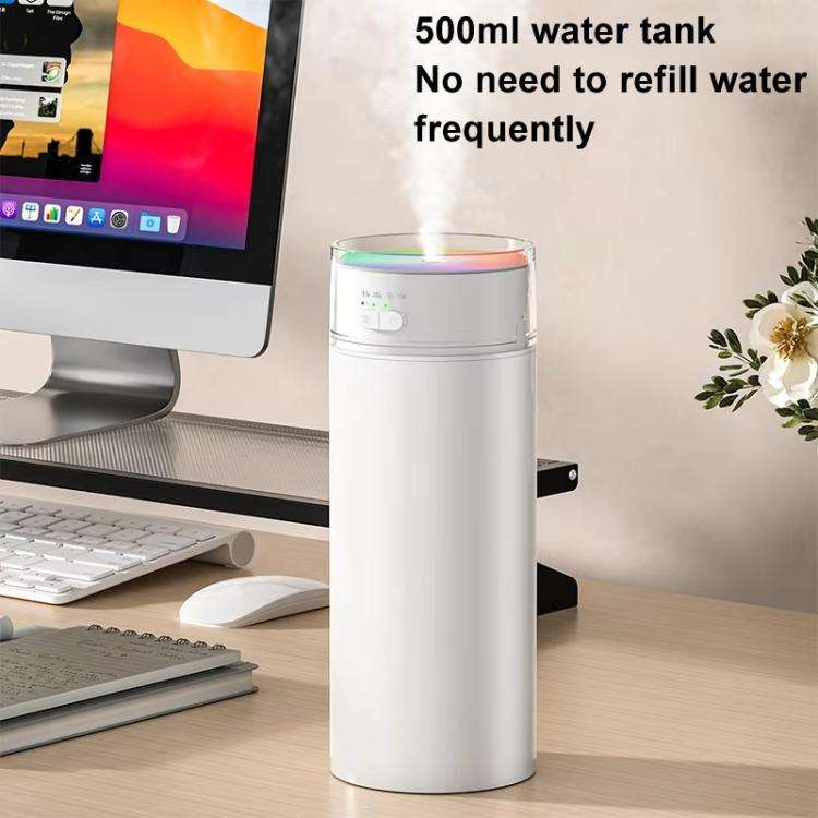 Dazzling Cup Humidifier Large Mist Volume Timing Ambient Light Car Household Large Capacity Humid...
