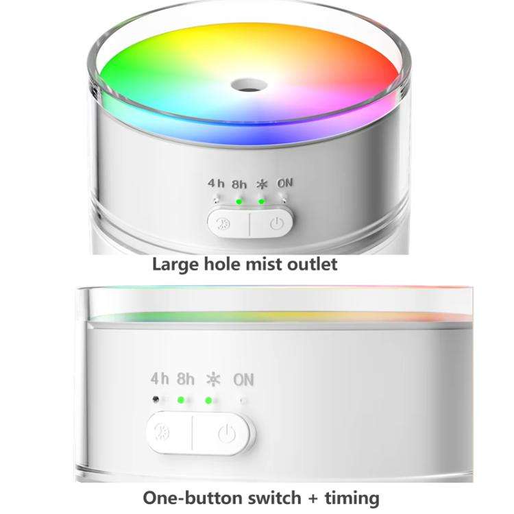 Dazzling Cup Humidifier Large Mist Volume Timing Ambient Light Car Household Large Capacity Humid...