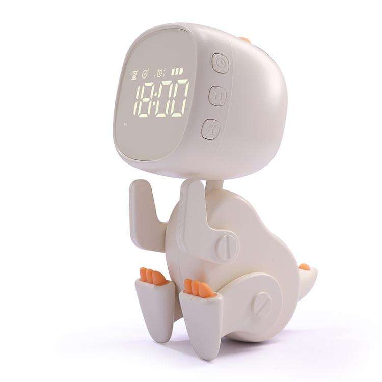 Cartoon Variety Dinosaur USB Charging LED Screen Timer Night Light Electronic Alarm Clock(Light Y...