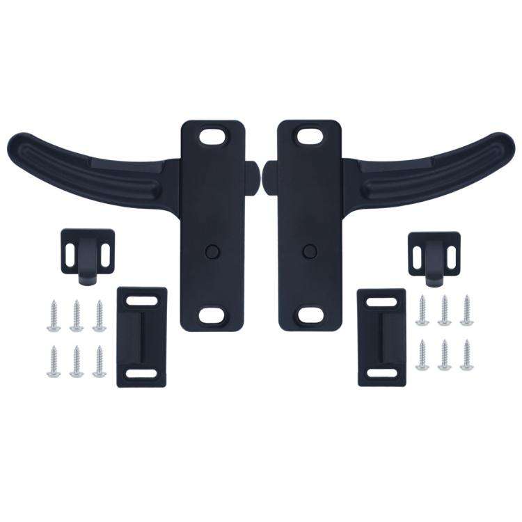 RV Screen Three-section Split Telescopic Rod L-shaped Replacement Handle, Specifications: Left Ha...
