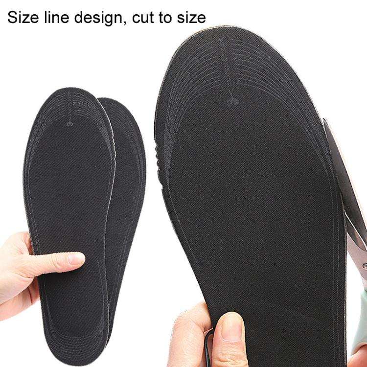 Strap Portable Men Women Cuttable Heating Insoles Washable Foot Warm EVA Electric Heated Shoes Pa...