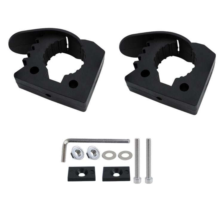 2pcs Quick Installation Clamp Rubber Fixing Buckle For 3-4cm Pipe