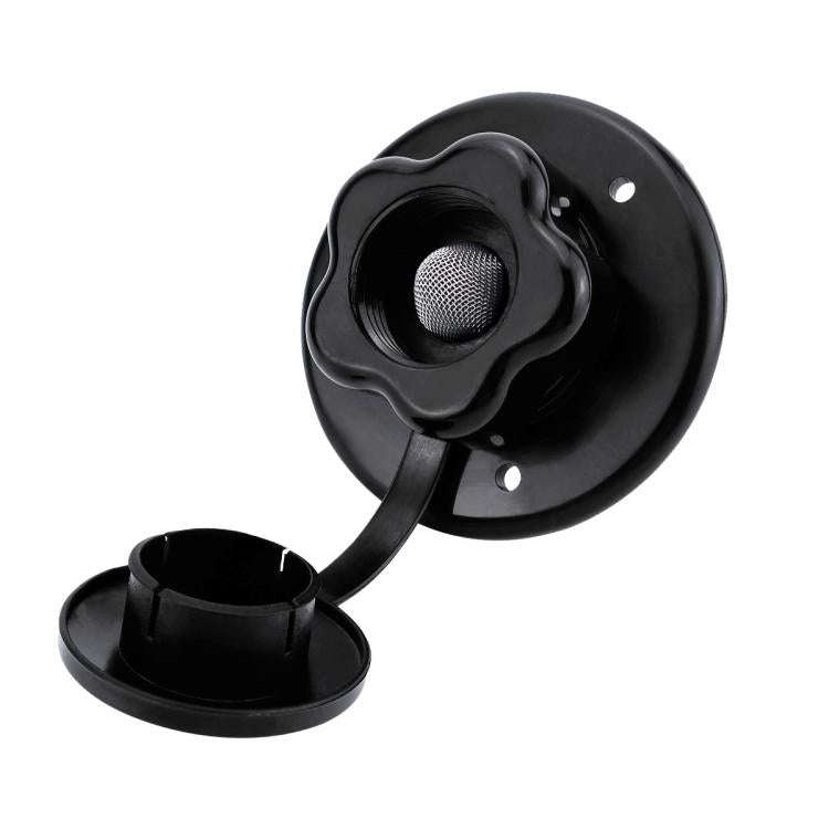 RV Ship Flange Threaded Leak-proof Water Inlet Connector Check Valve, Specifications: Black 3