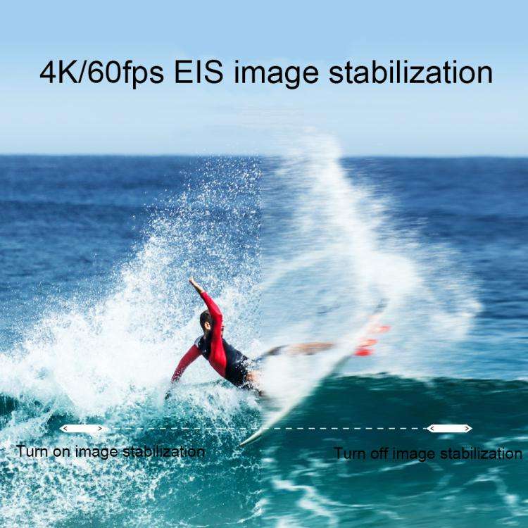 WIFI Wide-angle EIS Anti-shake Touch Color Dual-screen Remote Control Video Sports Camera(Q60TR)
