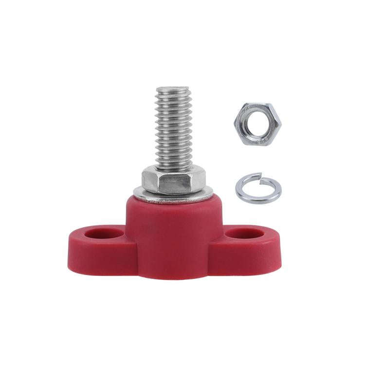 12V RV Yacht M10 Single Pole Battery Terminal, Color: Red