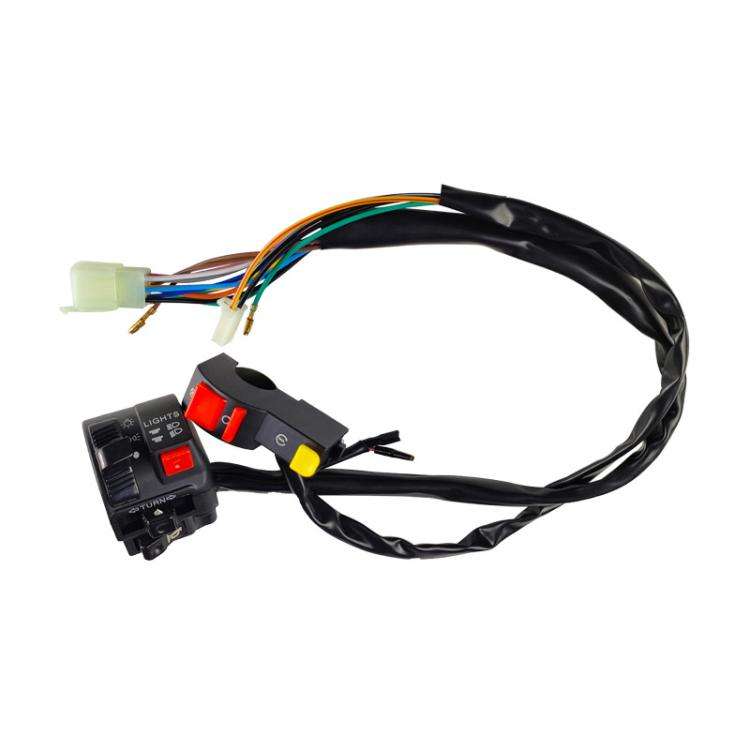 BZKG-ATV Off-Road Motorcycle Modified Accessories Handlebar Combination Switch(Black)