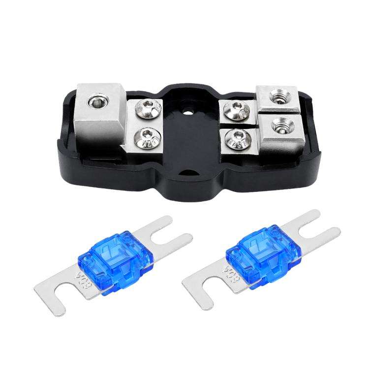 1 Out 2 Ways Car Audio Power Fuse Holder Car Fuse Distribution Block, Specifications: CP-5175 Wit...