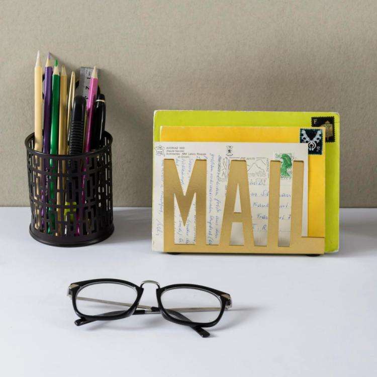 Home Office Metal Mail Envelope Sorting Desktop Organizer(YH006-1-1)