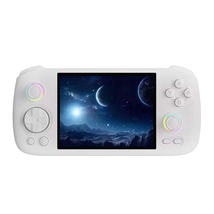 ANBERNIC RG406H Wireless HD Touch Screen Handheld Game Console, Memory: Standard No Card(White)