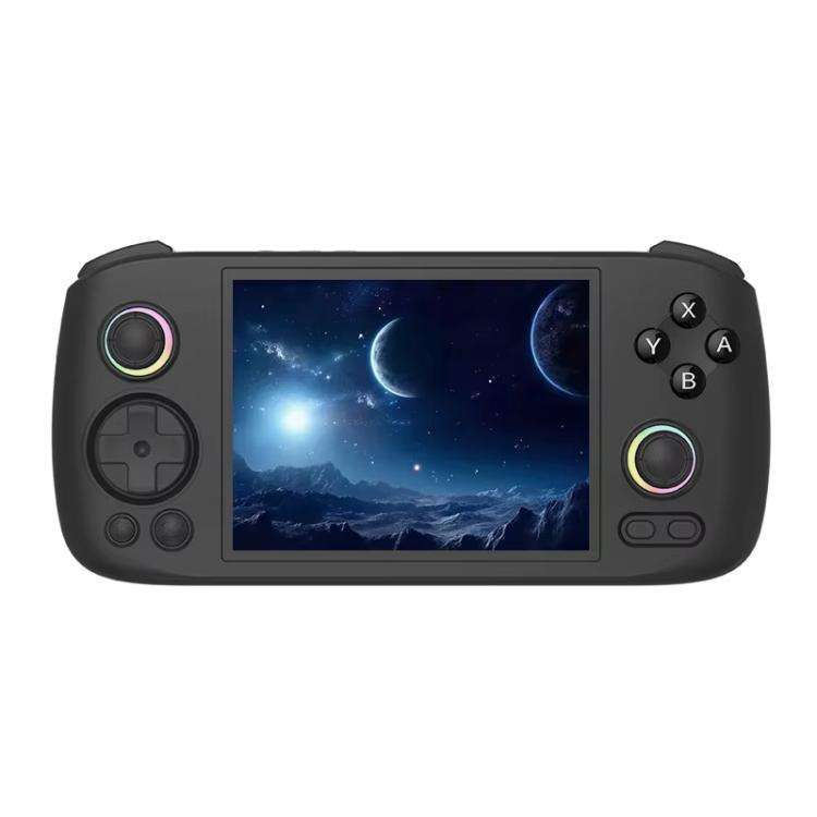 ANBERNIC RG406H Wireless HD Touch Screen Handheld Game Console, Memory: Standard+128G(Black)