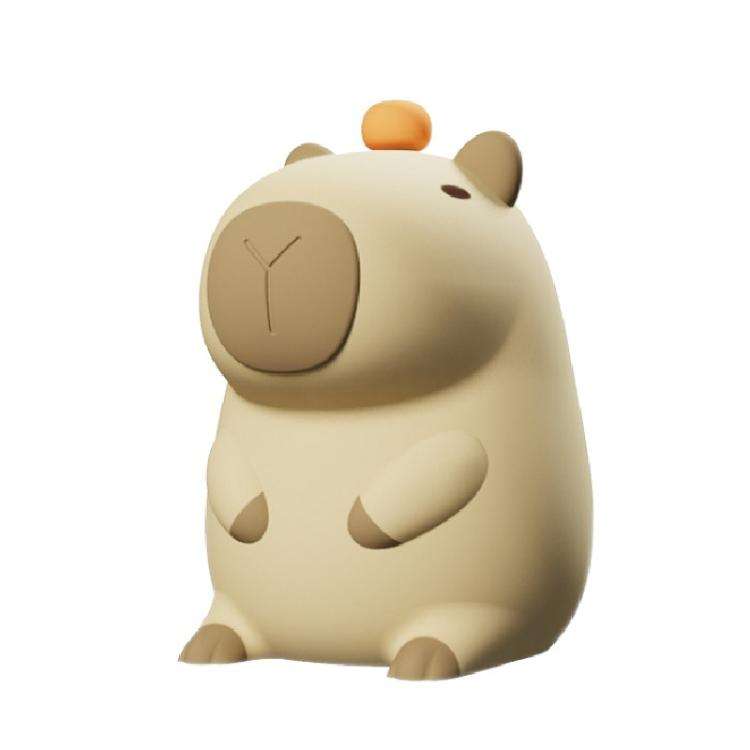 Cute Cartoon Guinea Pig Night Light Ornaments Children Silicone Pat Light(DS-CPBR-01)