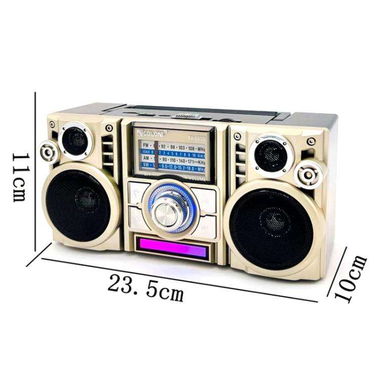 COLON RX-65SD Solar Charging Stereo FM Radio Wireless Bluetooth Speaker(Random Color Delivery)