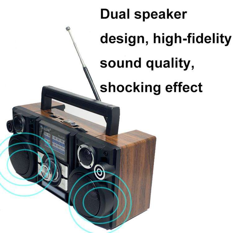 COLON RX-65SD Solar Charging Stereo FM Radio Wireless Bluetooth Speaker(Random Color Delivery)