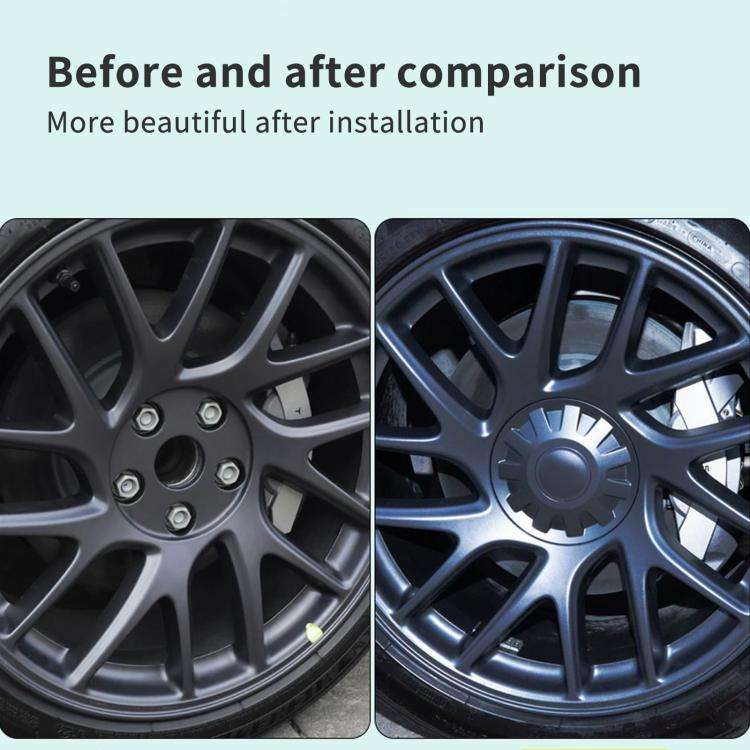 For Tesla 2024 Model 3 18-Inch Wheel Center Protection Cover(Spray Paint Without LOGO)