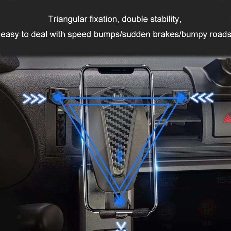 Vehicle Air Ooutlet Gravity Navigation Phone Bracket(A Style)