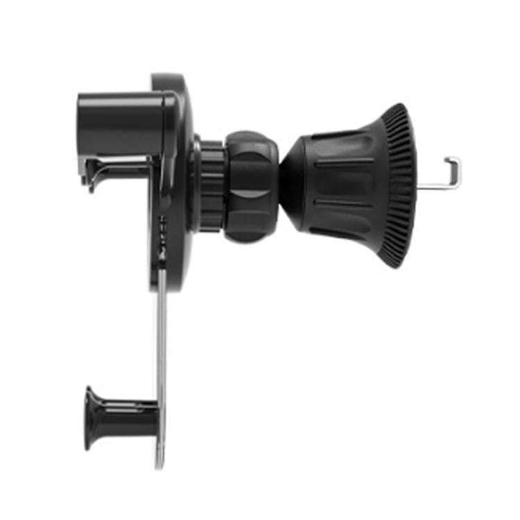 Car Air Outlet Navigation Transparent Gravity Bracket(Black)
