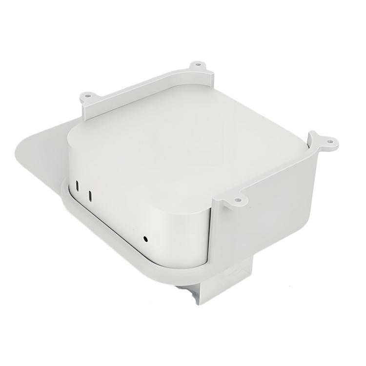 For Mac Mini M4 Under Desk Stand Hanging Wall Perforated Desktop Bracket With Screws(Gray)