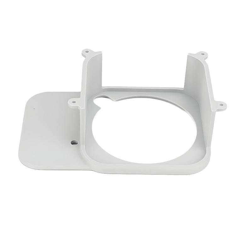 For Mac Mini M4 Under Desk Stand Hanging Wall Perforated Desktop Bracket With Screws(Gray)