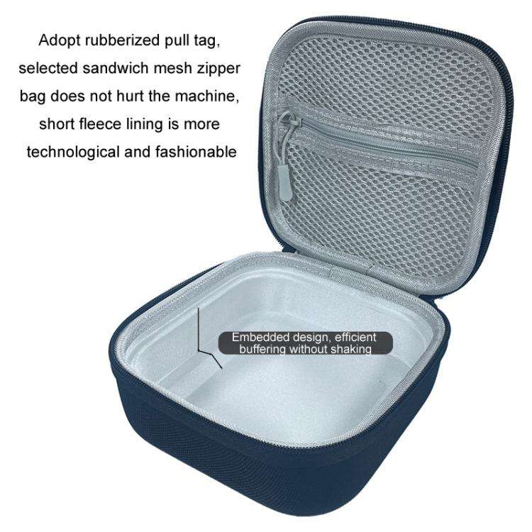 For Mac Mini M4 Storage Bag Computer Host Portable Protective Hard Case Storage Case(Black)