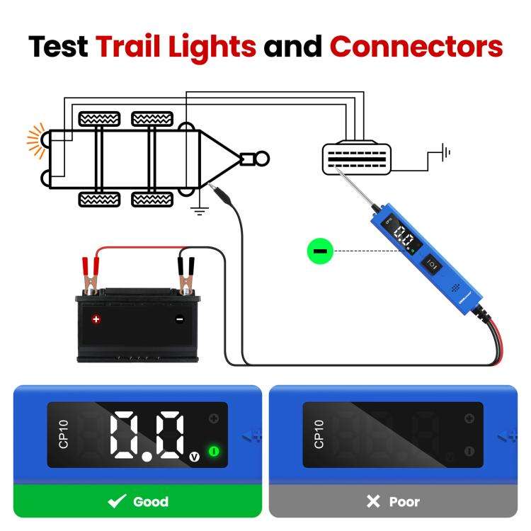 OBDResource 0-80V Multi-Function Portable Automobile Circuit Tester(CP10)