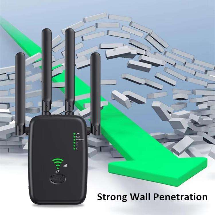 Urant U11 300Mbps 2.4G Wireless Repeater WiFi Signal Amplifier Support WPS Quick Setting US Plug ...