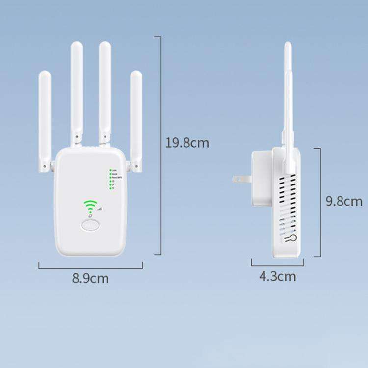 Urant U11 300Mbps 2.4G Wireless Repeater WiFi Signal Amplifier Support WPS Quick Setting US Plug ...