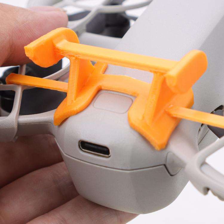 For DJI Neo CQT Flight Tail Reduce Drag Airflow Tail Fixed Bracket(Orange)
