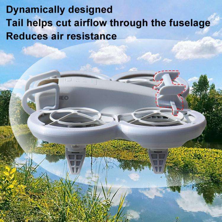 For DJI Neo CQT Flight Tail Reduce Drag Airflow Tail Fixed Bracket(Orange)