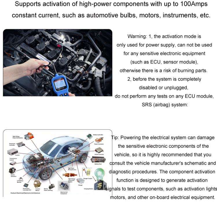 OBDResource Professional Automobile Circuit Analysis Injector Tester