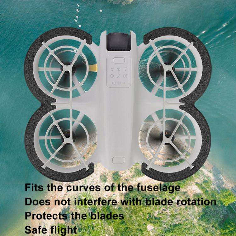 For DJI Neo CQT Paddle Bumper Ring Protective Cover Scratch Resistant Bumper Strips(Gray)