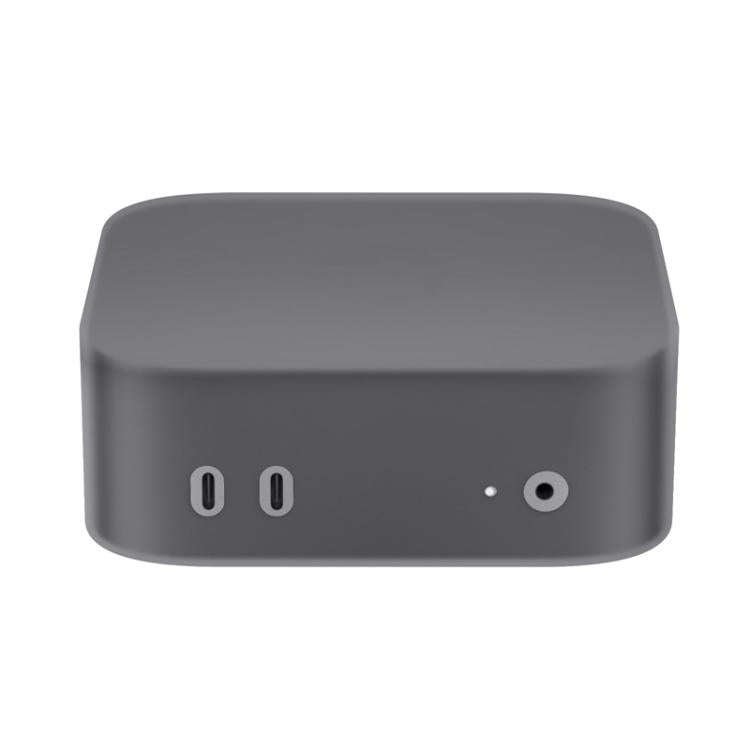 For Mac Mini M4 / M4 Pro 2024 Computer Host Dustproof Drop-Proof Silicone Protective Cover(Transl...
