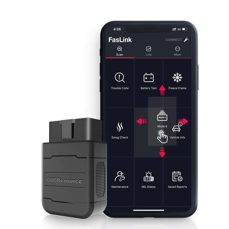 OBDResource ELM327 Car Fault Bluetooth Diagnostic Instrument Supports iO