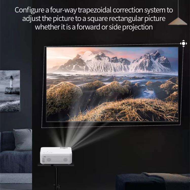 Z01 1080P 5G Bluetooth Projector Android 9.0 System Supports Mirroring Screen EU Plug