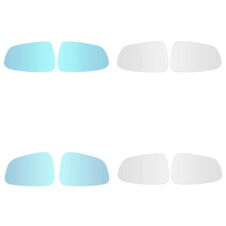 For Tesla Model X Blue Wide Field Of View Anti-glare Rearview Mirror Reversing Lens