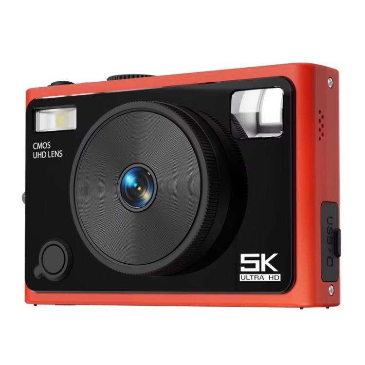 5K Digital Camera WiFi 72MP Dual Lens Auto Focus 18X Digital Zoom Student Color Filters CCD Beaut...